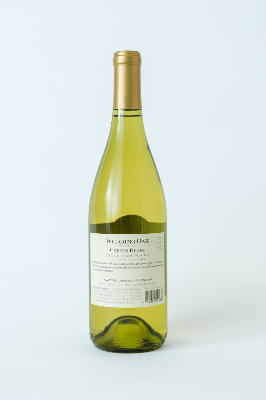 Wedding Oak Winery – 2023 Chenin Blanc back label